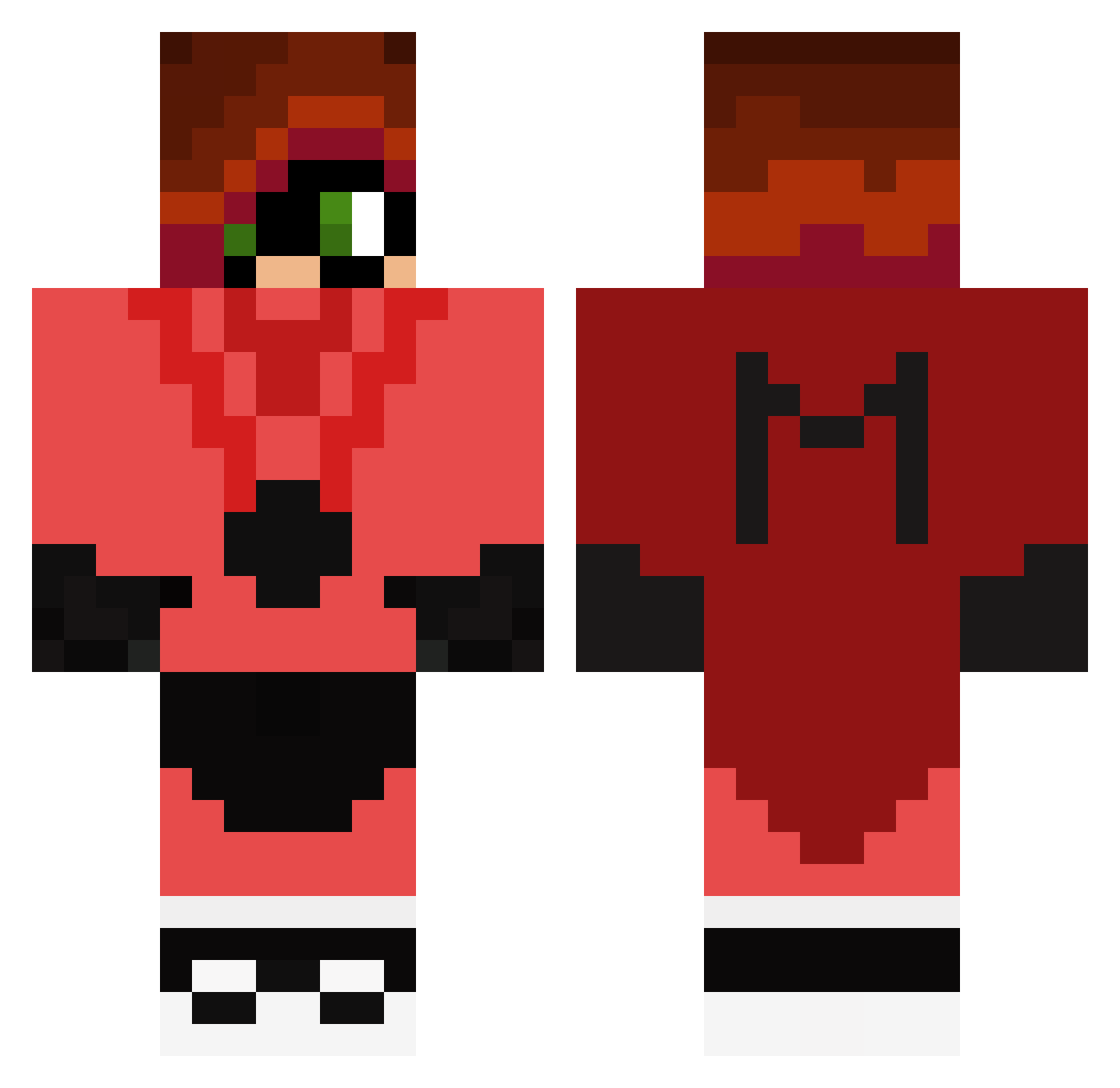 miichaelclifford Minecraft skin, front and back view