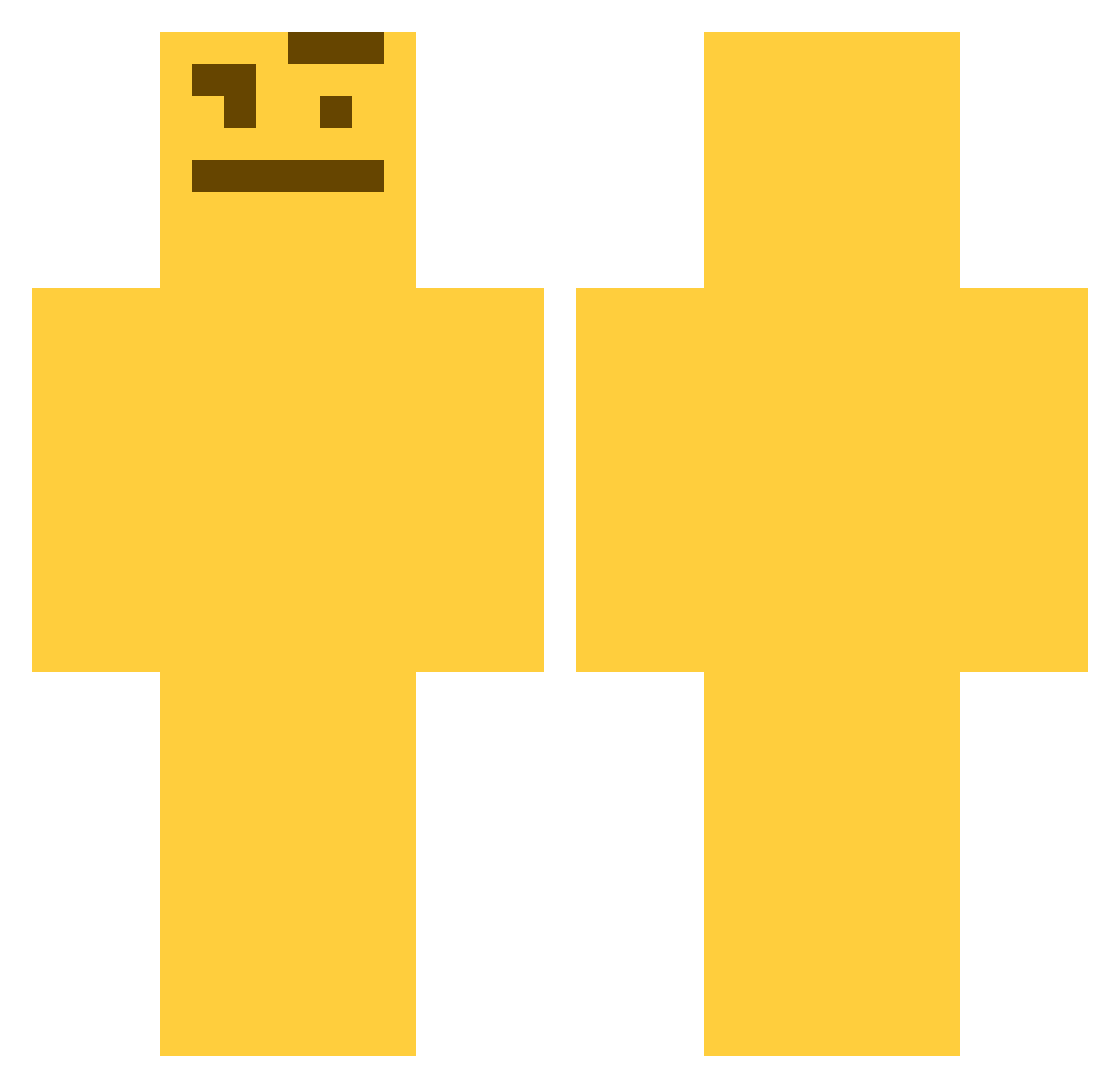 neiam00 Minecraft skin, front and back view