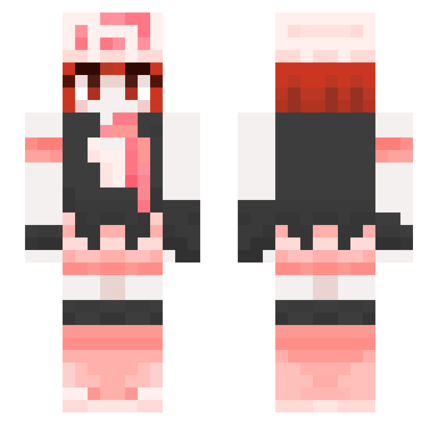 6APPLE6 Minecraft skin, front and back view