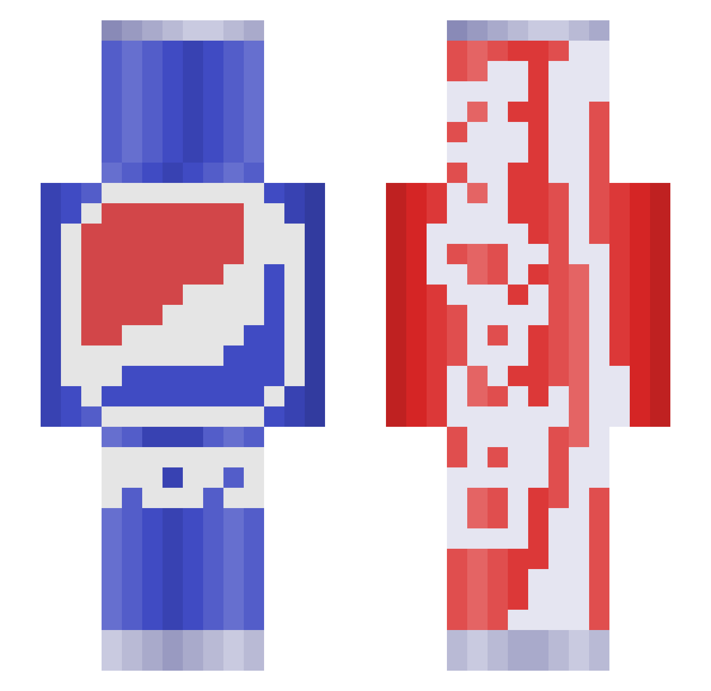 __Michael Minecraft skin, front and back view