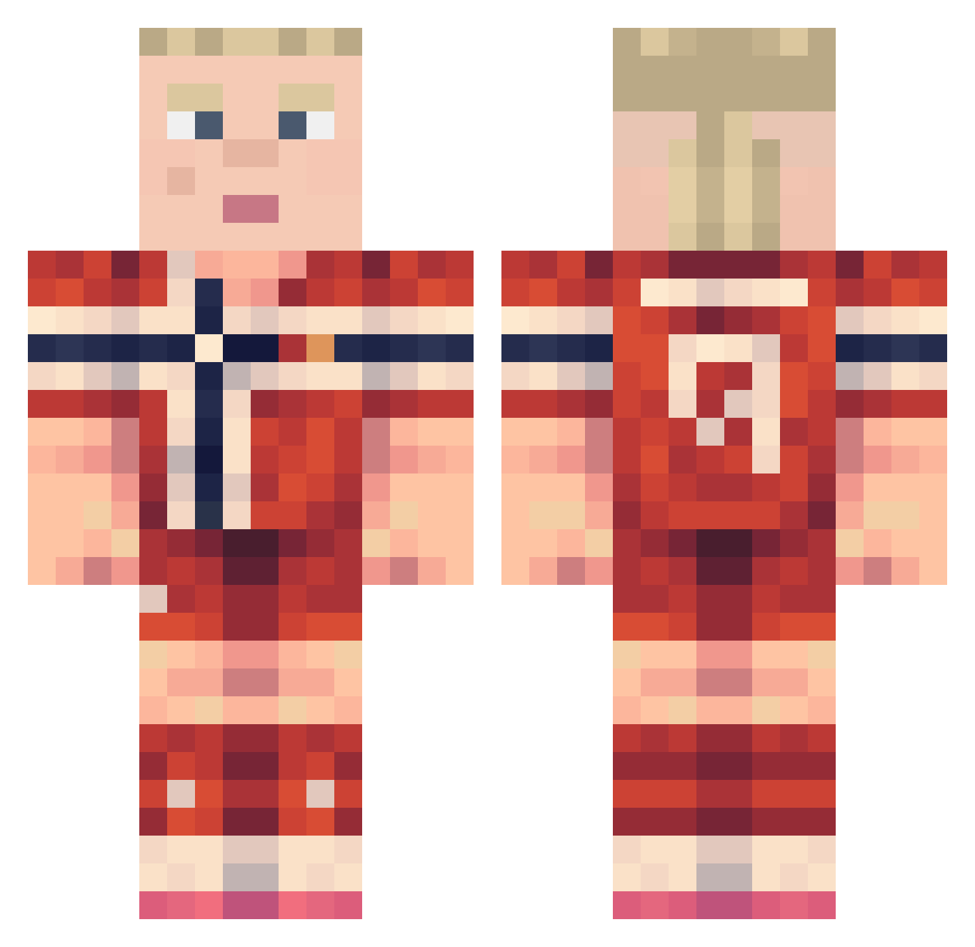 Facunicolai Minecraft skin, front and back view
