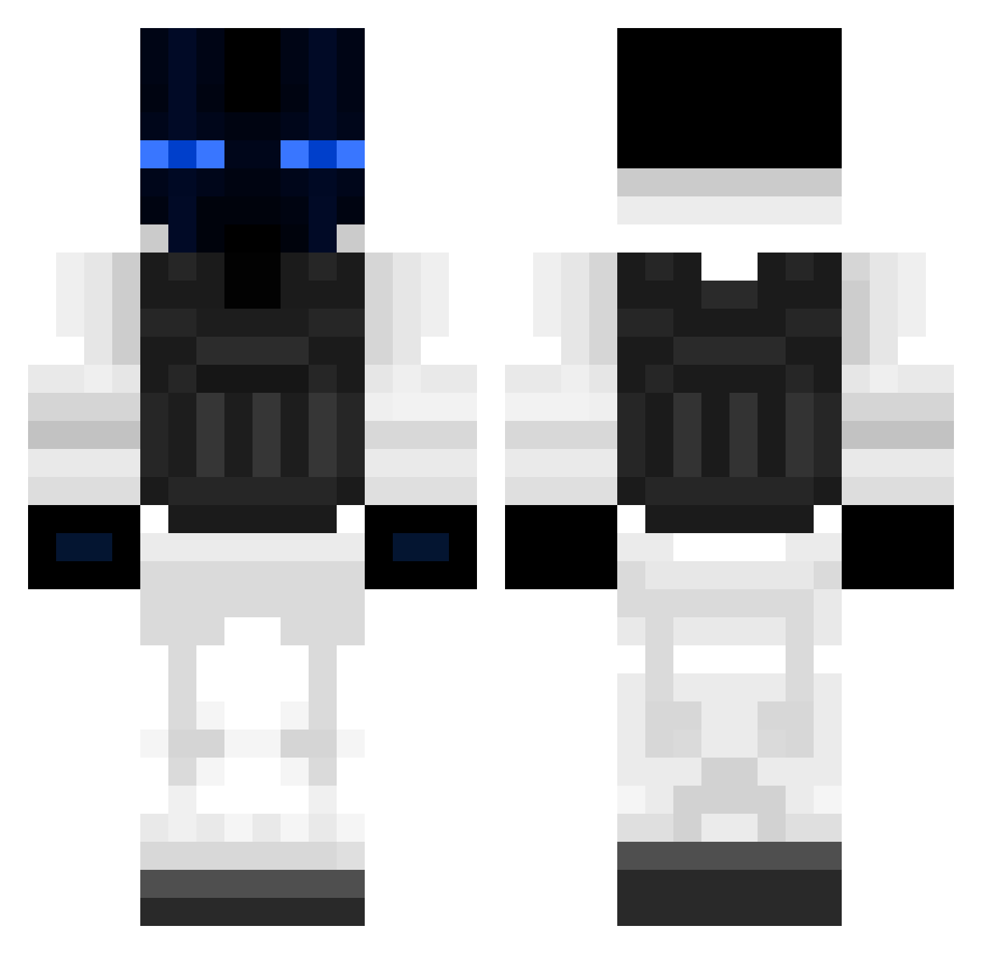 Strexxiii Minecraft skin, front and back view