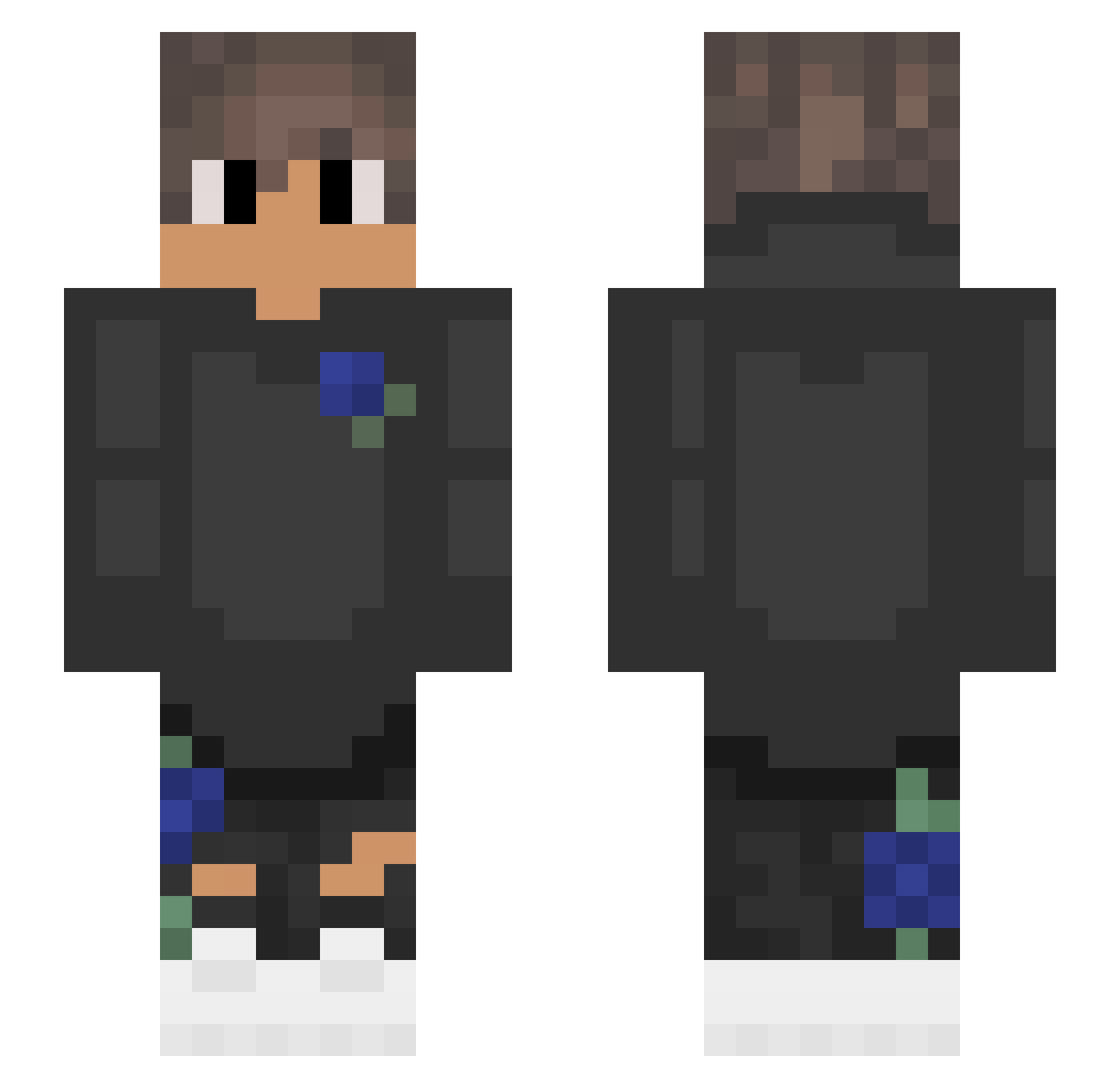 ReconRickUSMC1 Minecraft skin, front and back view