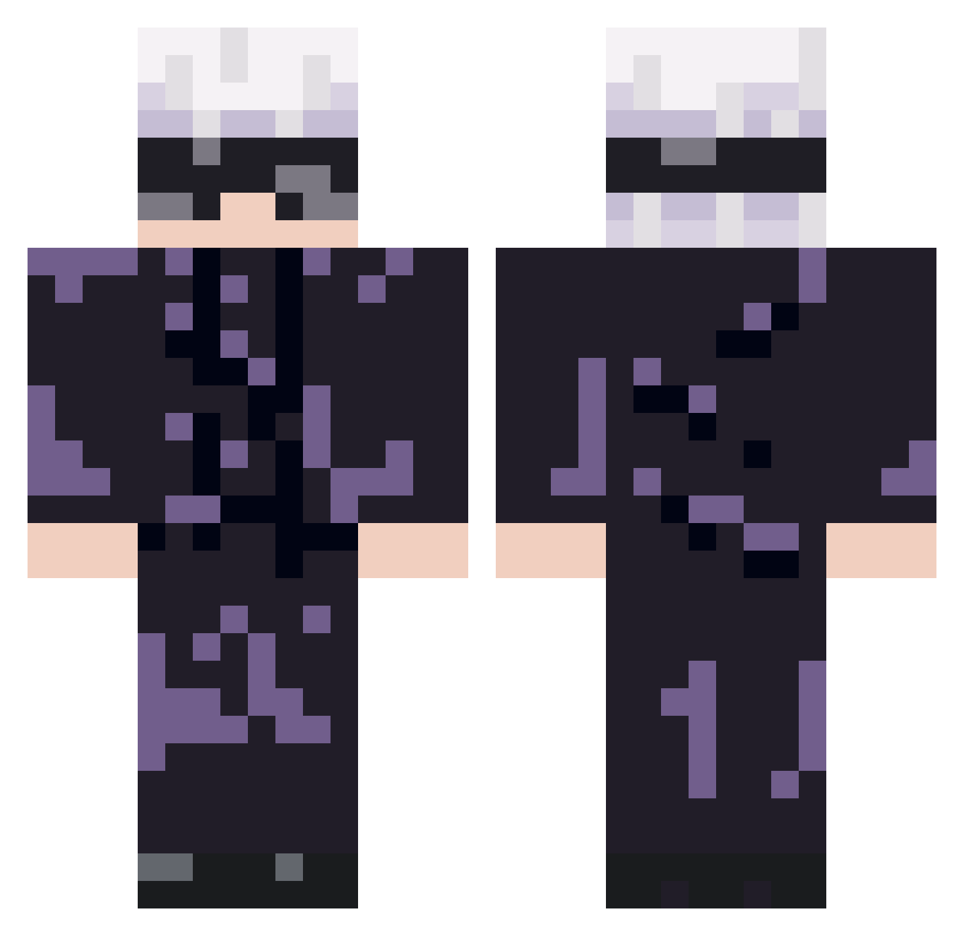 TheShrekalicious Minecraft skin, front and back view
