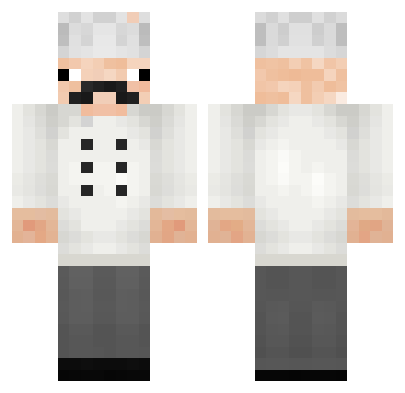 Mr_Zizo20 Minecraft skin, front and back view