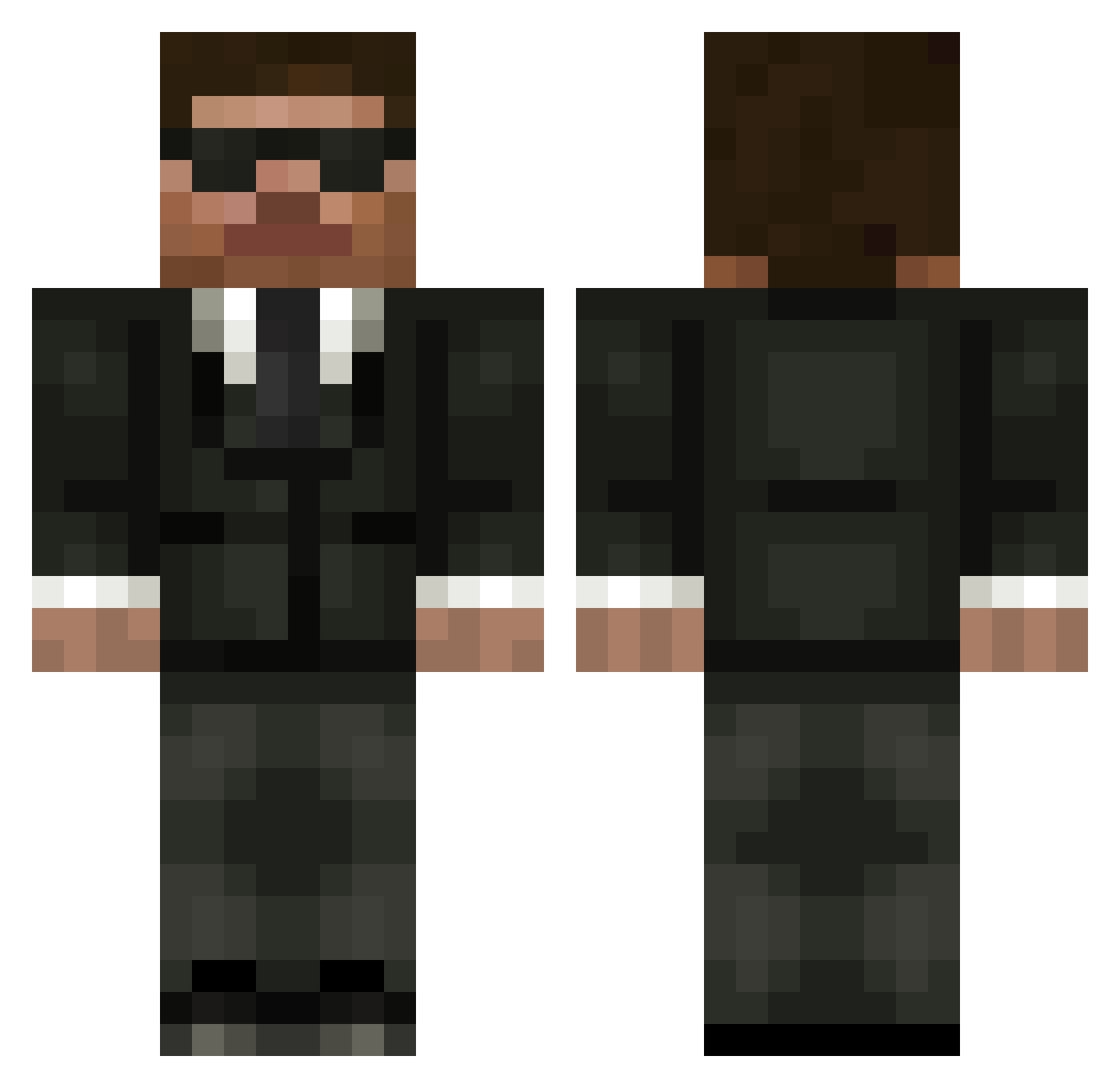 SorakaOrTroll4 Minecraft skin, front and back view