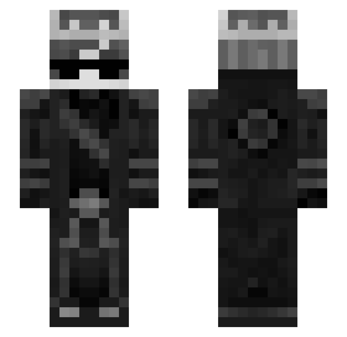 UlisesRzg Minecraft skin, front and back view
