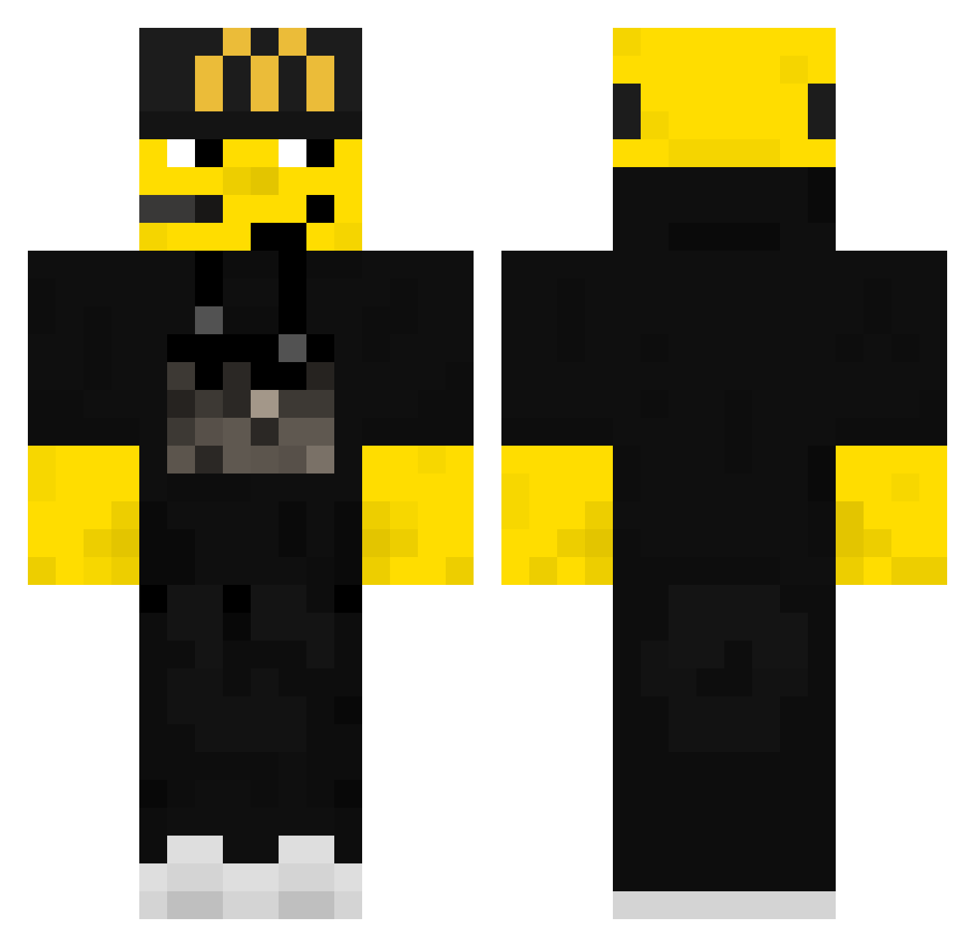 aspect8561 Minecraft skin, front and back view