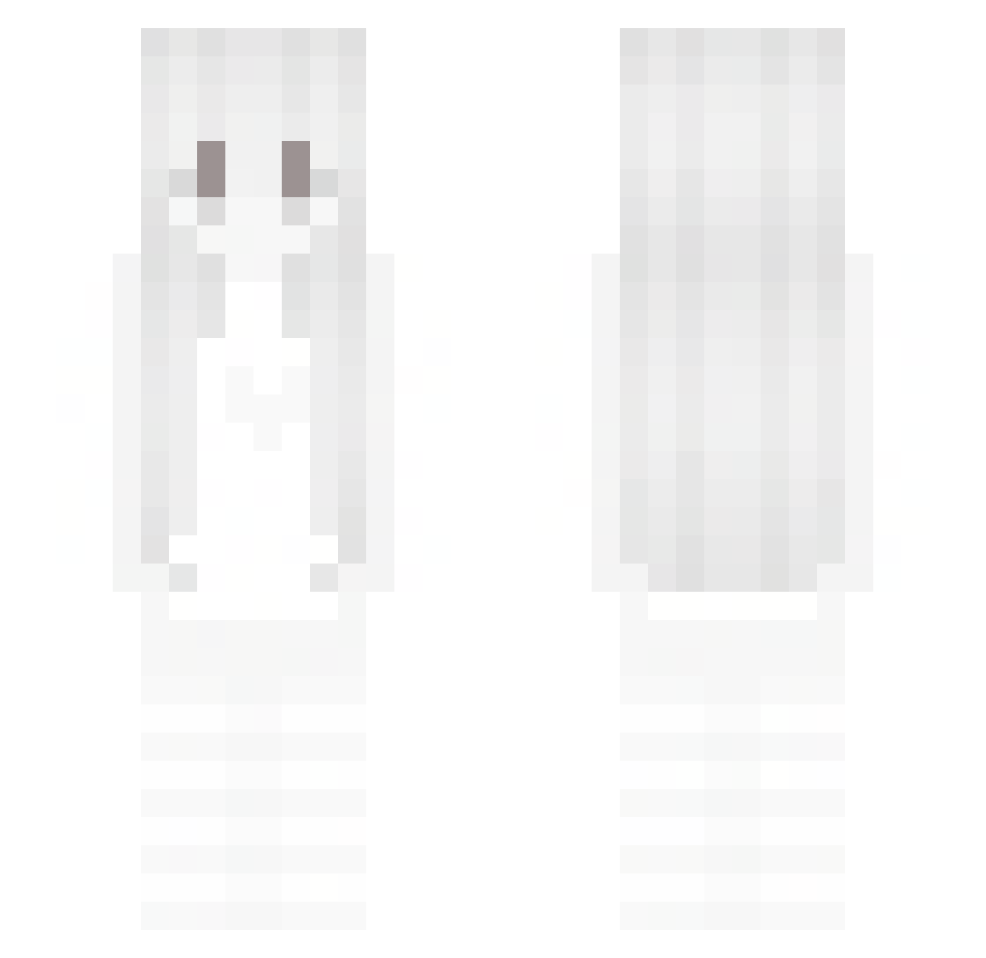 Ant Minecraft skin, front and back view