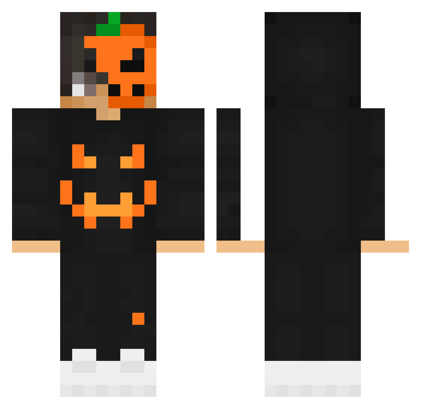 Vice_805 Minecraft skin, front and back view