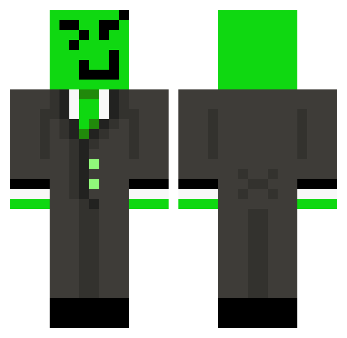 Umbras_Judgement Minecraft skin, front and back view