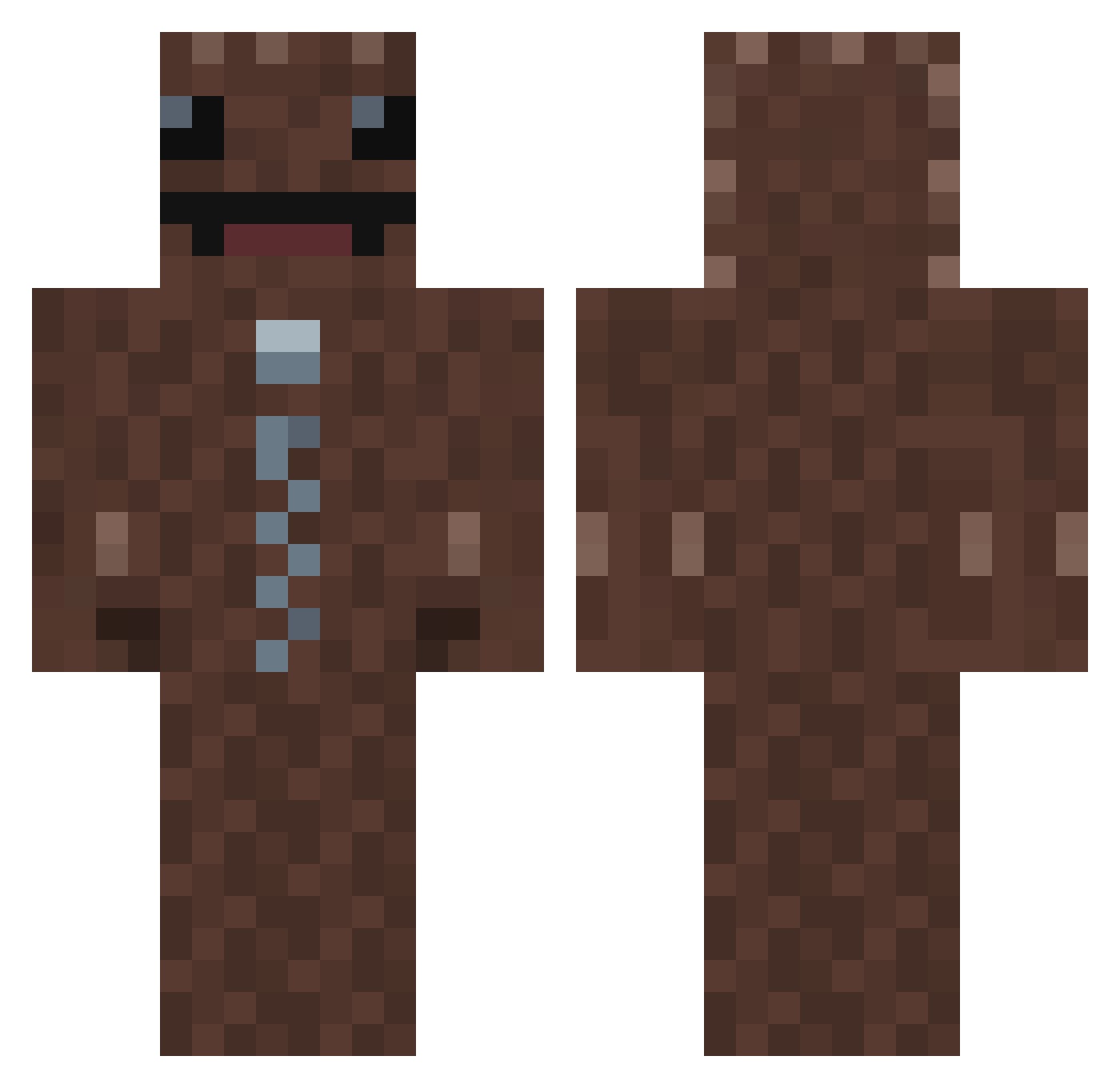 czapo_ Minecraft skin, front and back view