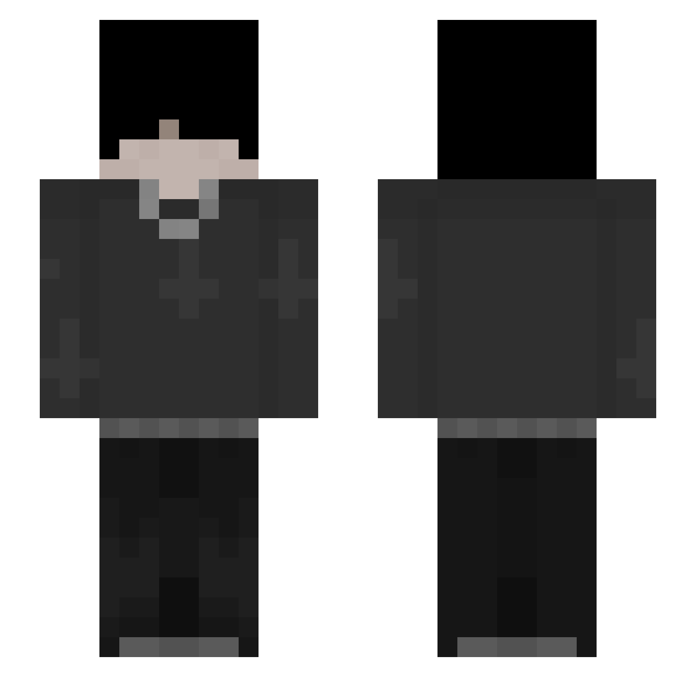 _addycpvp Minecraft skin, front and back view
