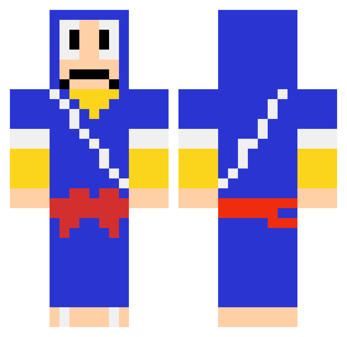 zzeen_ Minecraft skin, front and back view