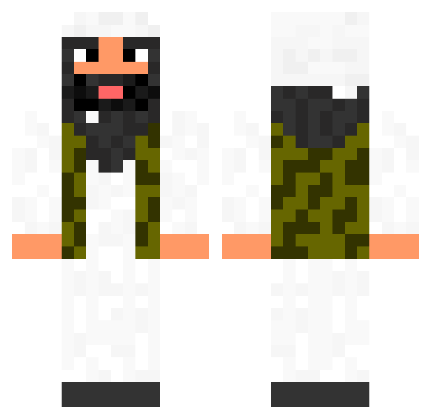 Choicce__ Minecraft skin, front and back view