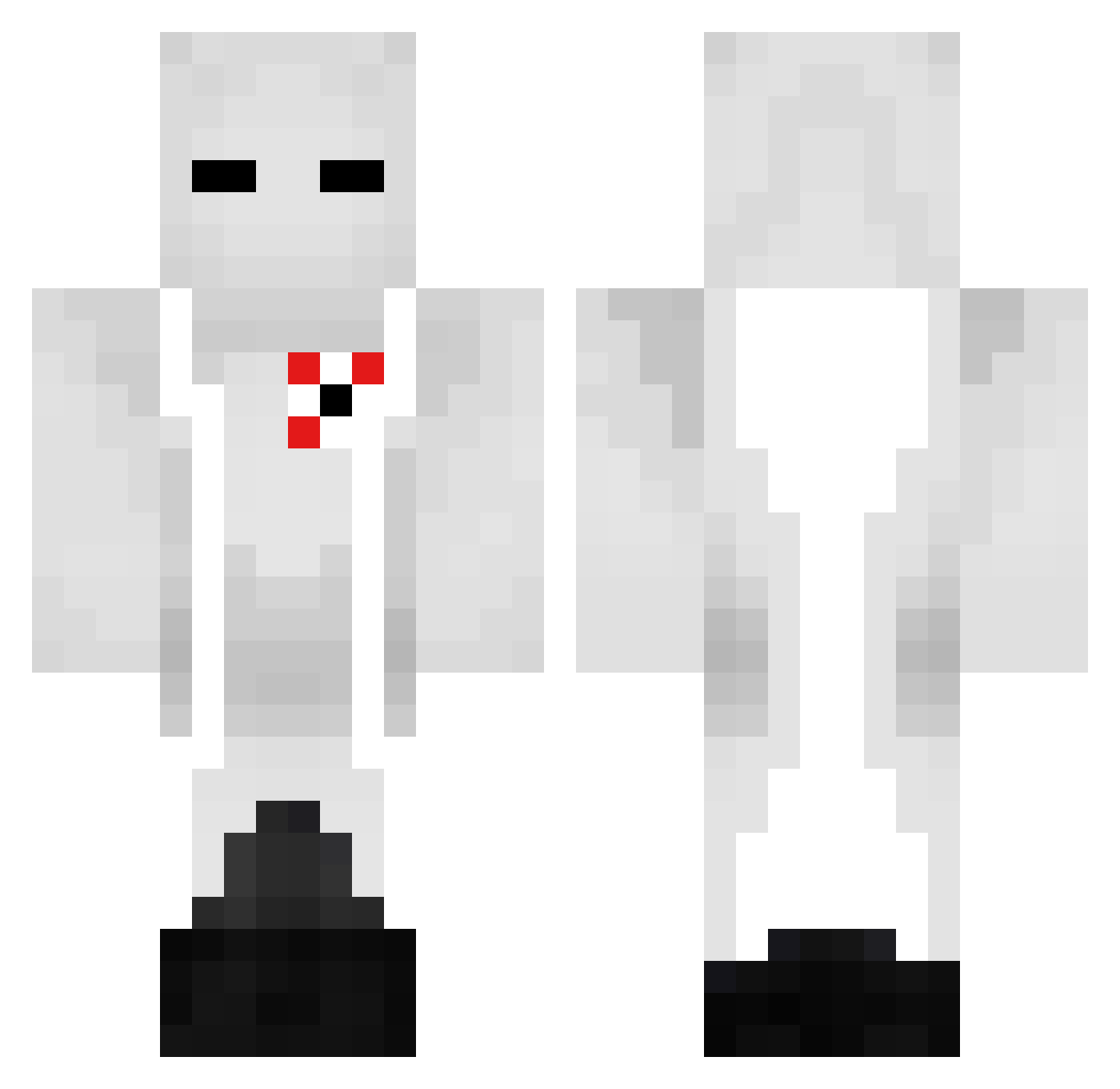 Sheikh_Darren Minecraft skin, front and back view