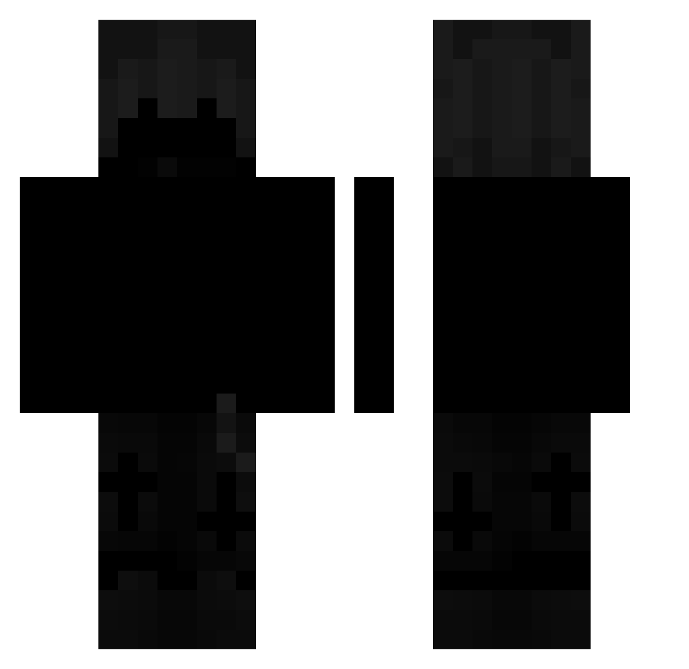 GabrielzinhoJs Minecraft skin, front and back view
