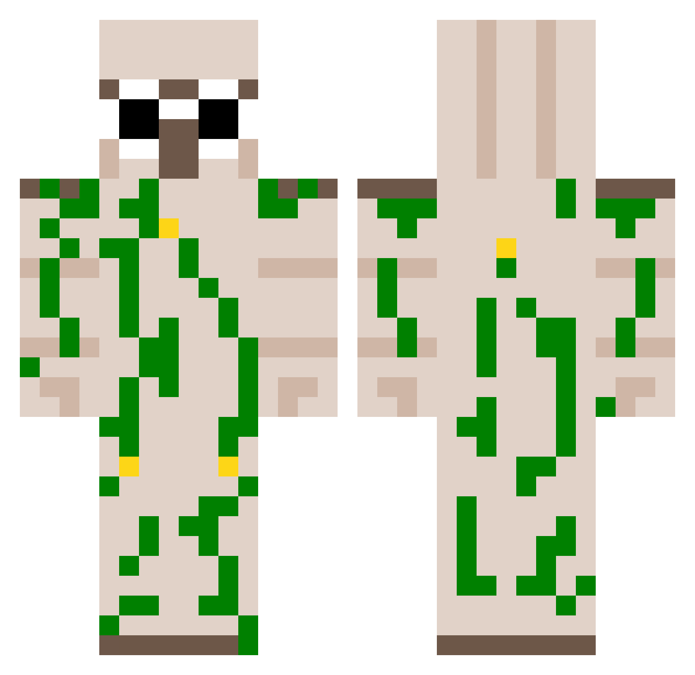 IronManTF4M Minecraft skin, front and back view