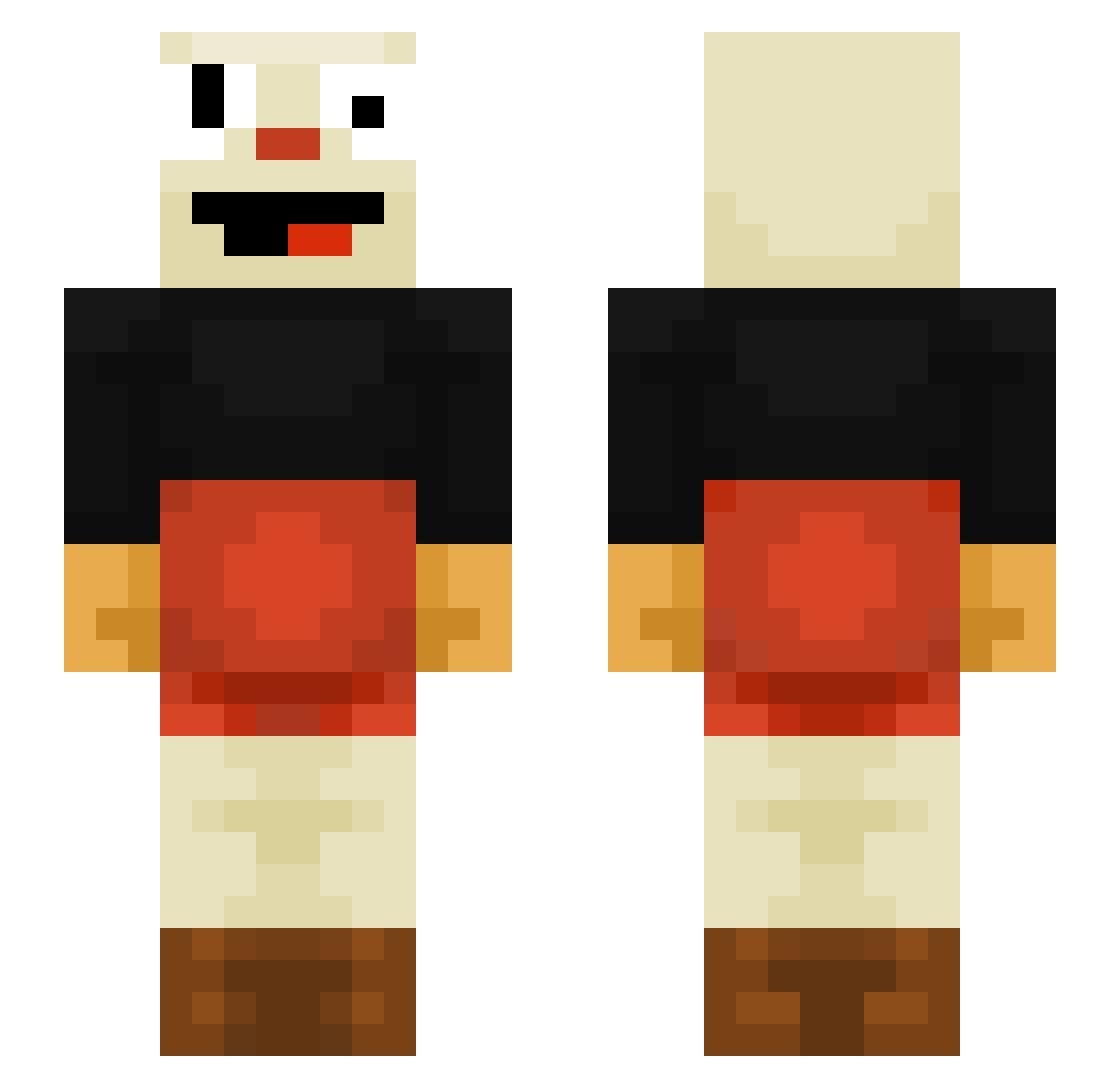 Apfelsaft123890 Minecraft skin, front and back view