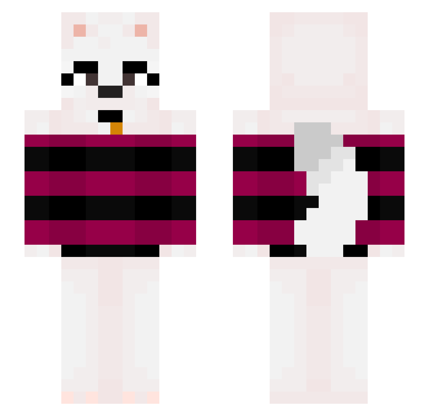 __WhoIsNick__ Minecraft skin, front and back view