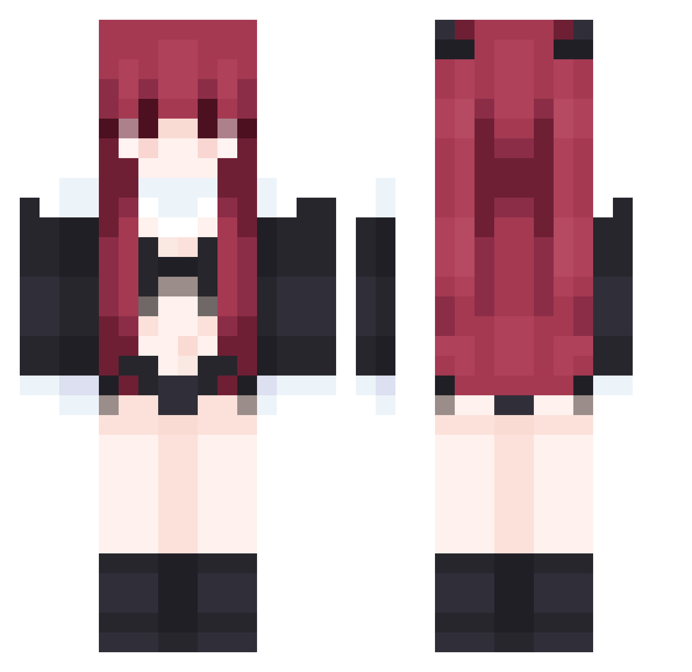 SEUNGCHAE6 Minecraft skin, front and back view