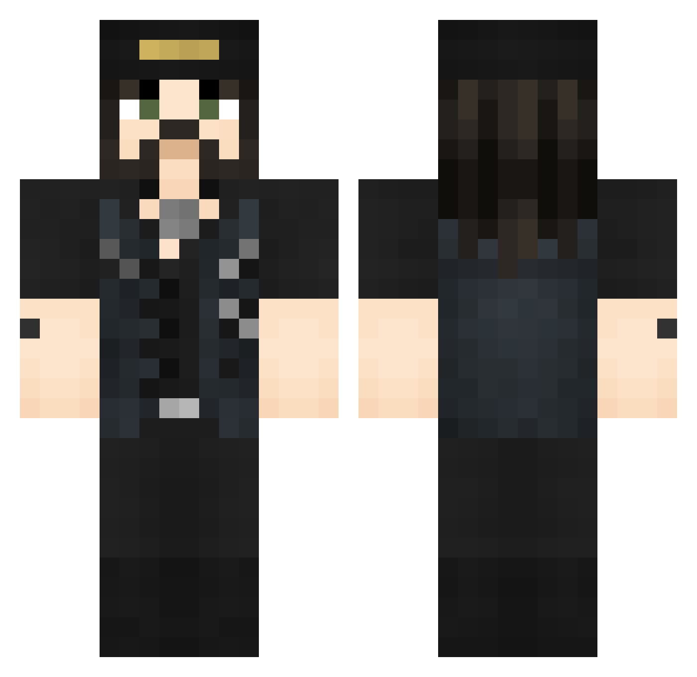 sergouda123 Minecraft skin, front and back view
