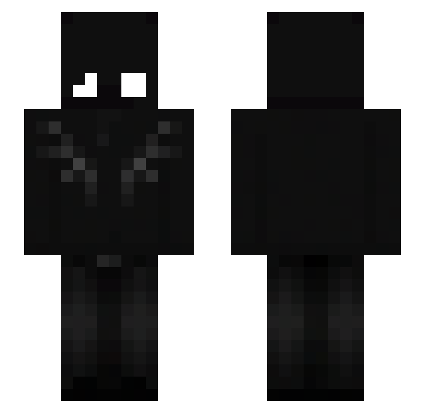 kpbrawl Minecraft skin, front and back view