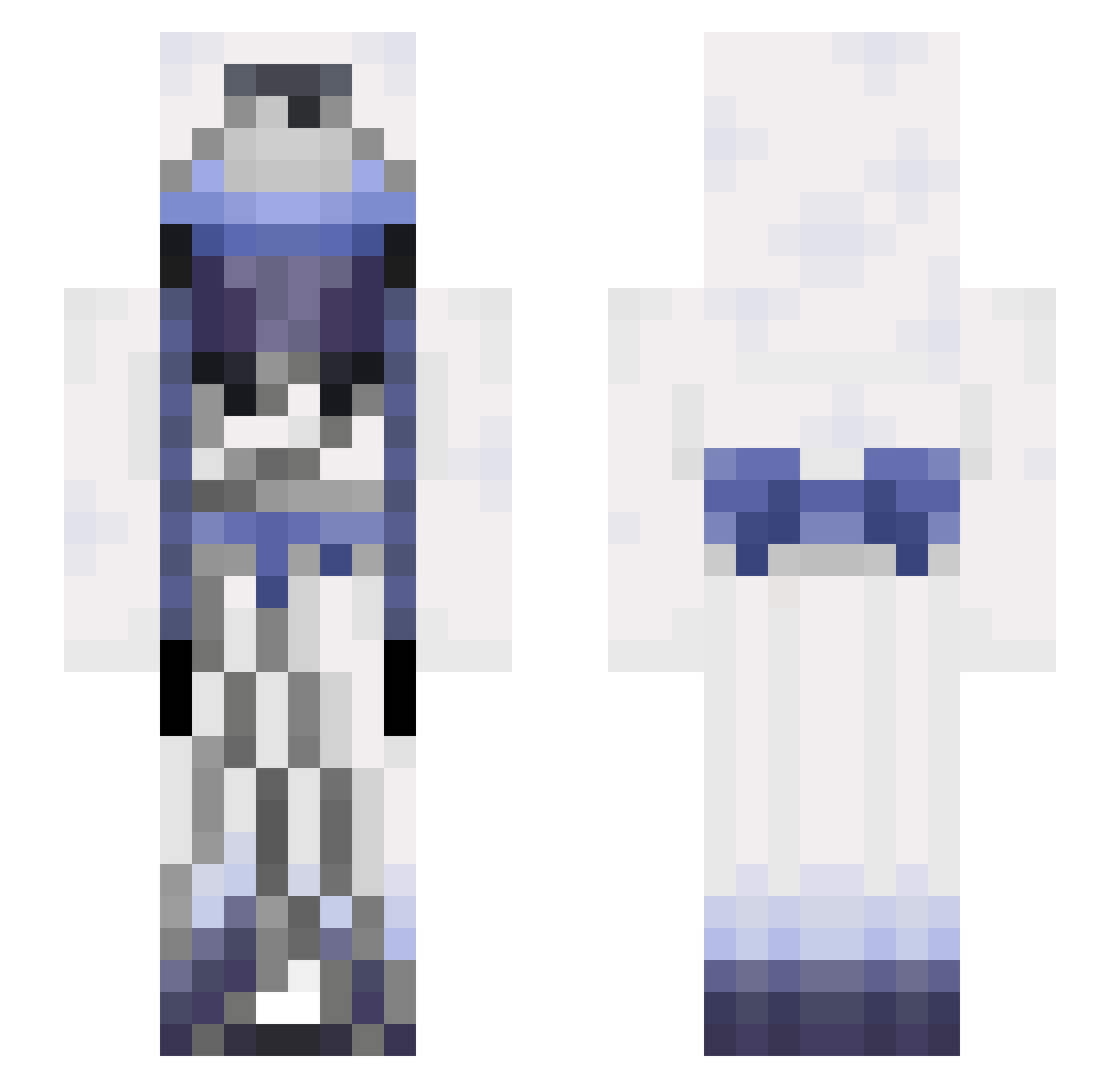 kimdongdong12 Minecraft skin, front and back view