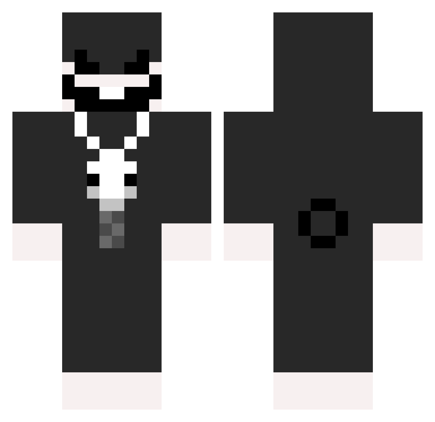 WilliamAfton01 Minecraft skin, front and back view