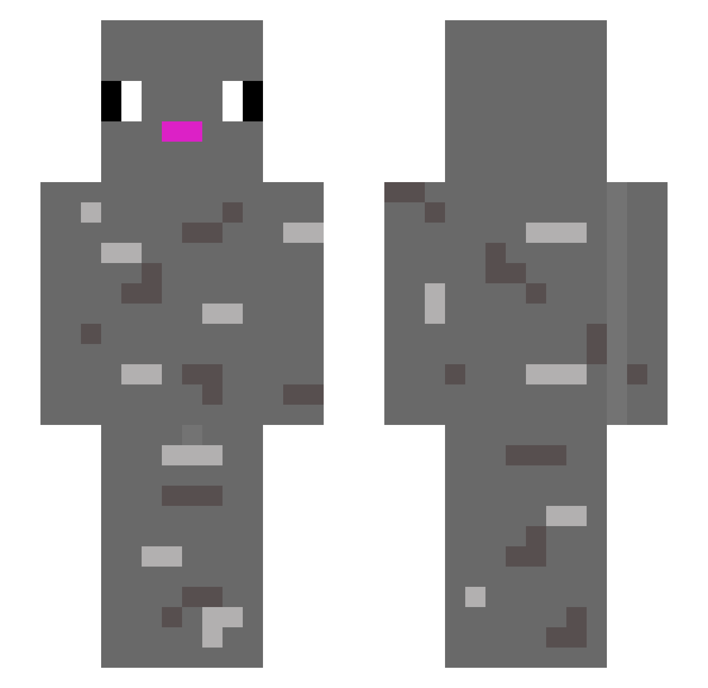 sumin00804 Minecraft skin, front and back view