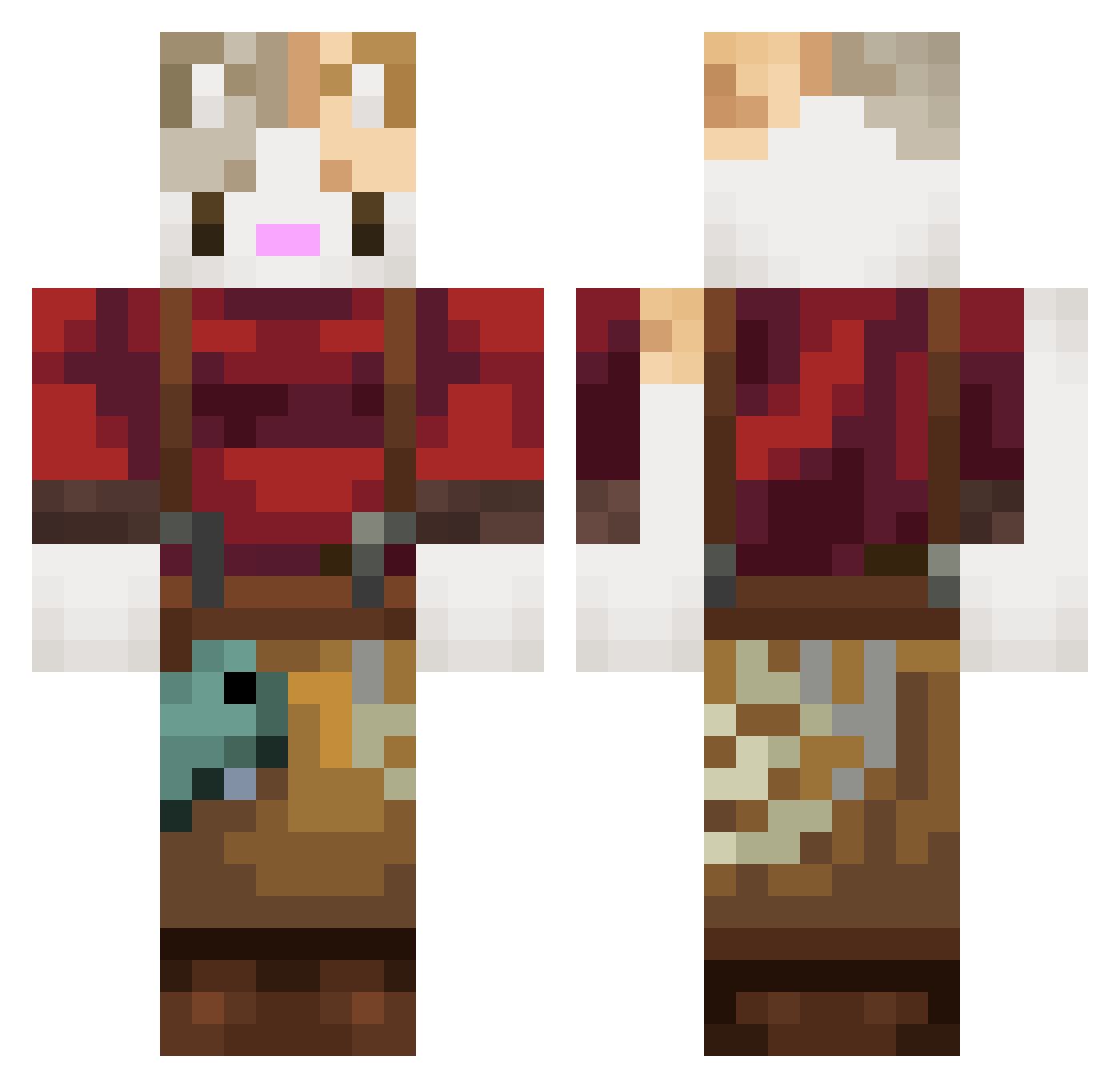 Smail_ Minecraft skin, front and back view