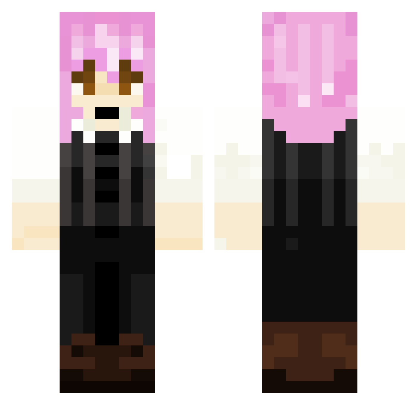 fatih2043 Minecraft skin, front and back view