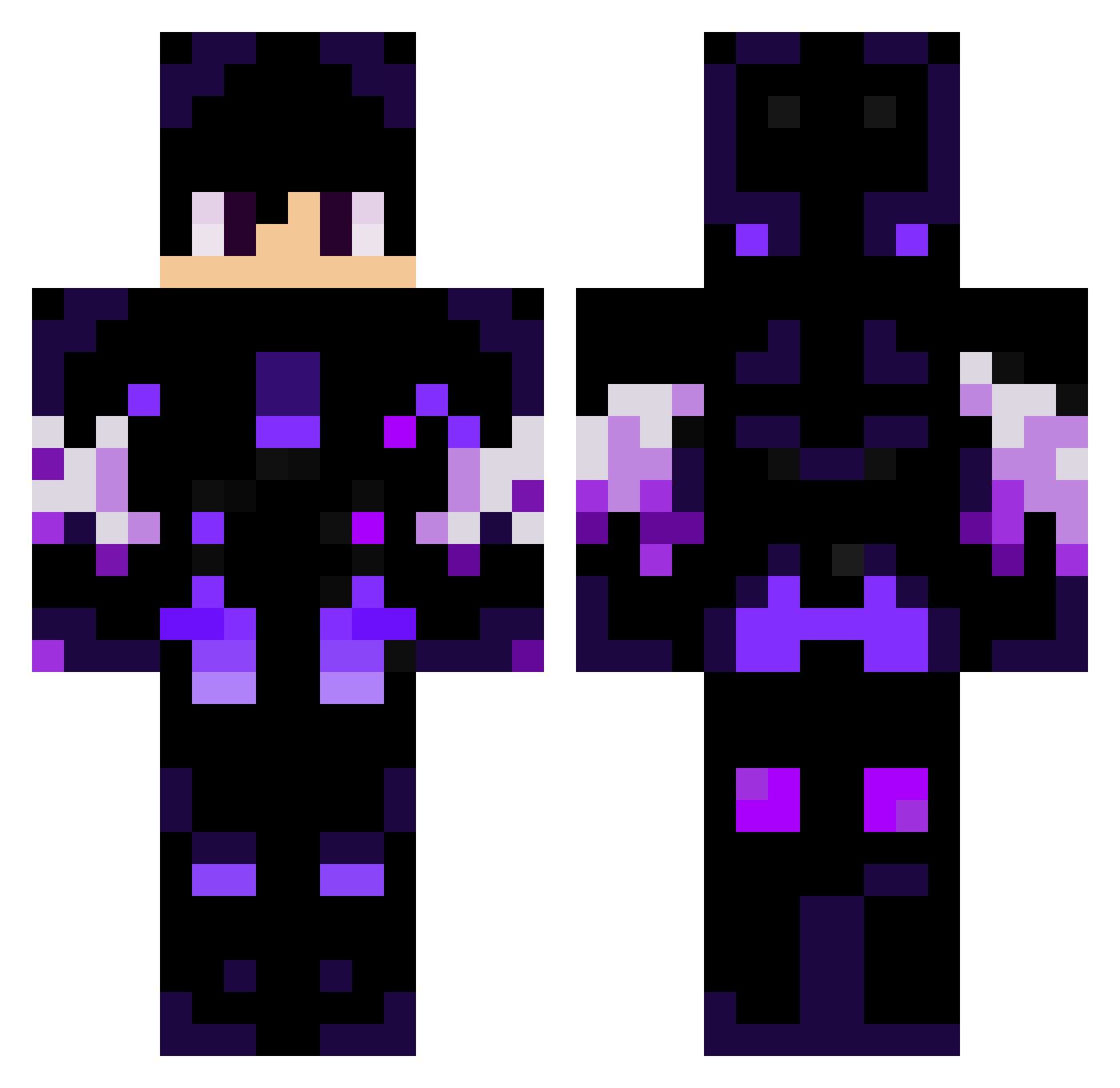 mad05_06 Minecraft skin, front and back view