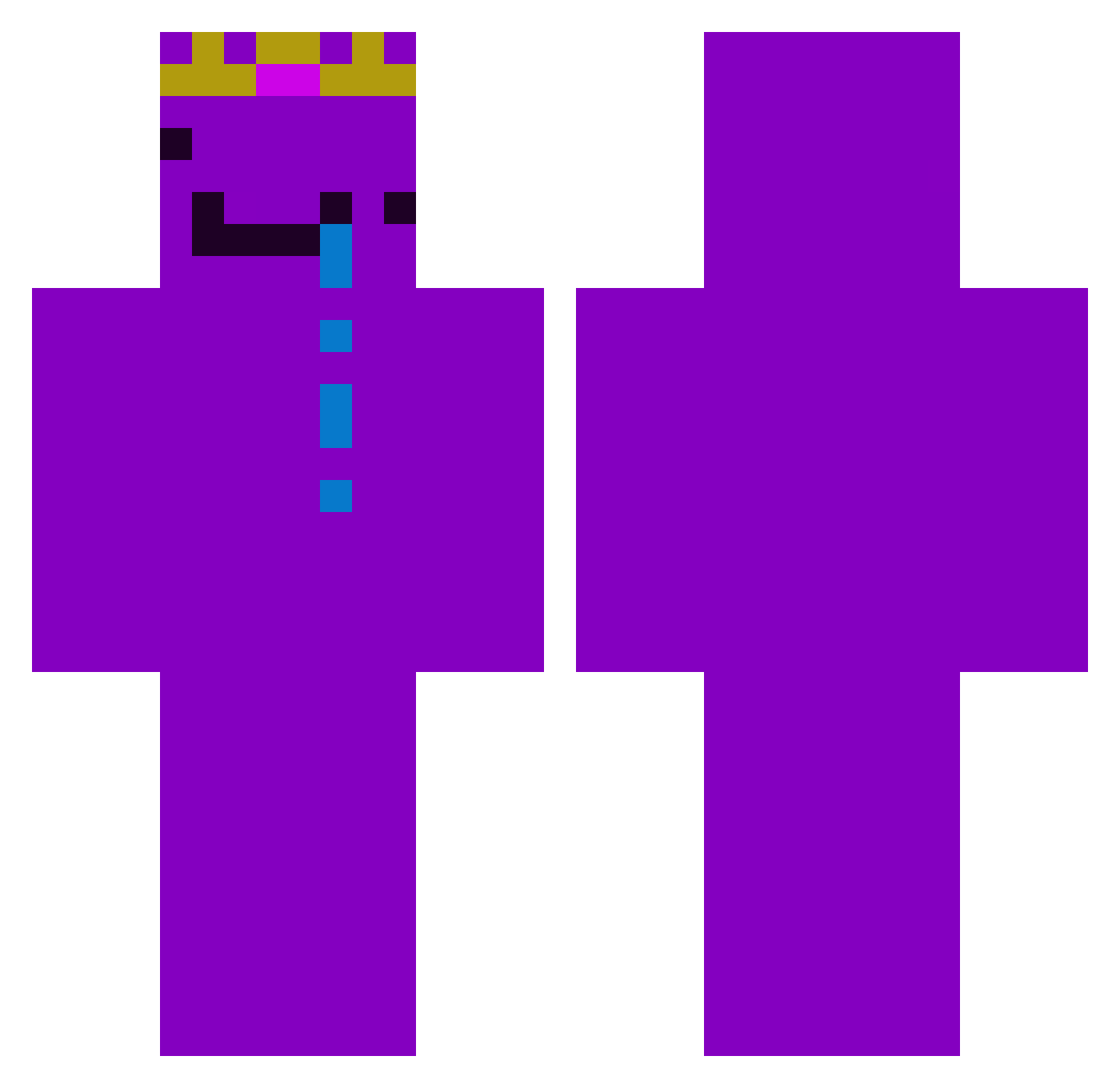 stqrly__ Minecraft skin, front and back view