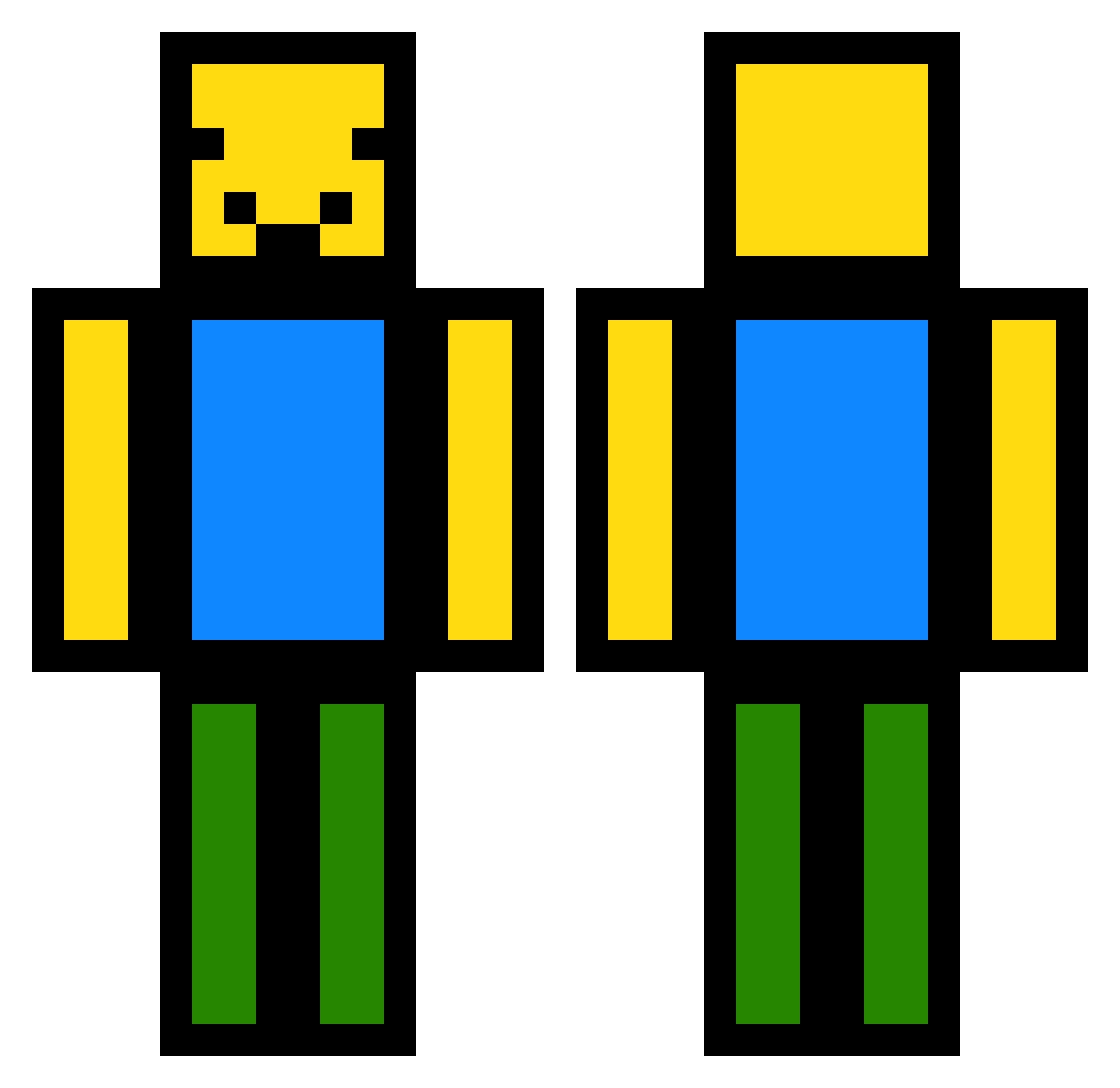 InsungHwang Minecraft skin, front and back view