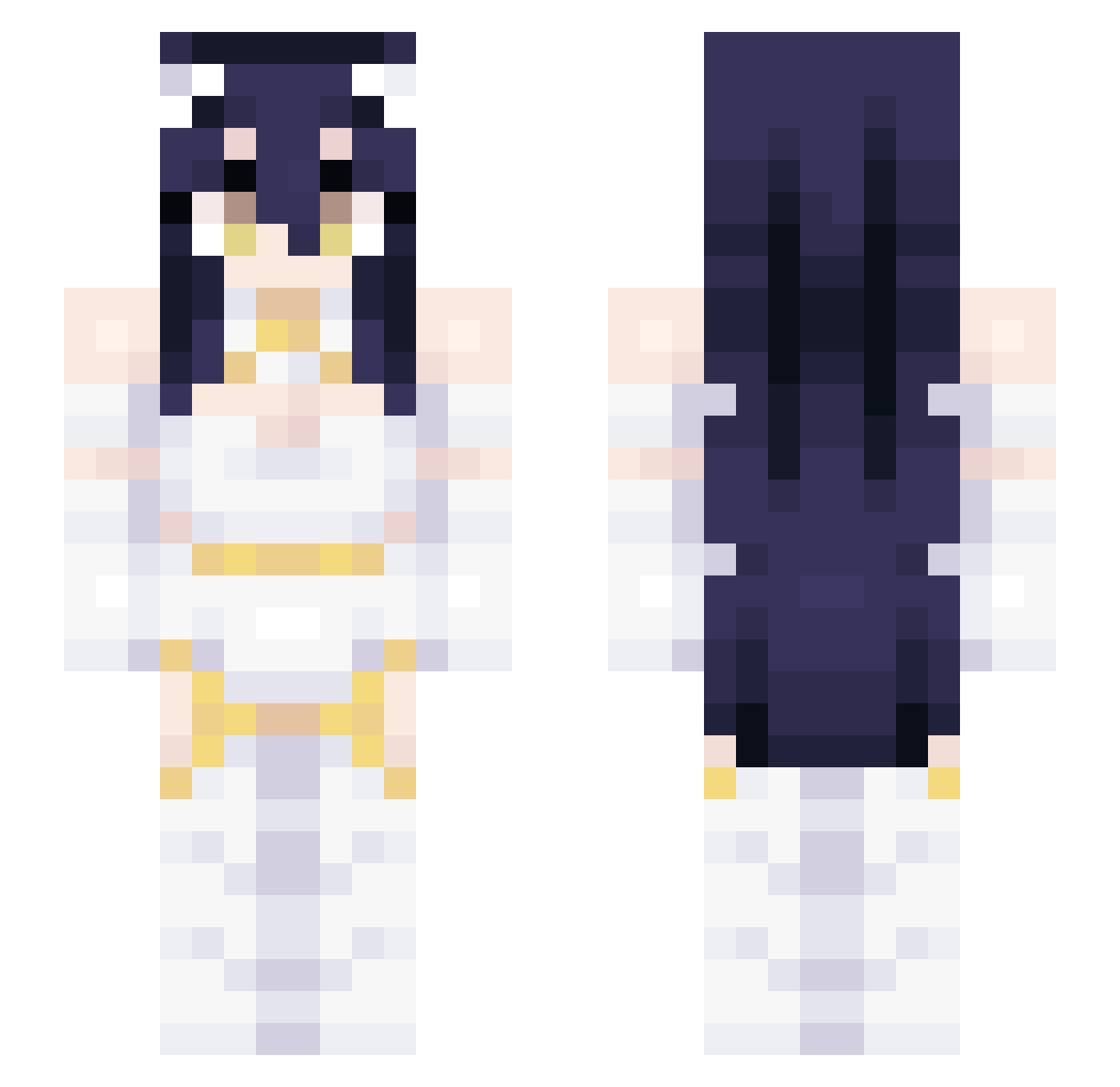 Michael10Kaiser Minecraft skin, front and back view