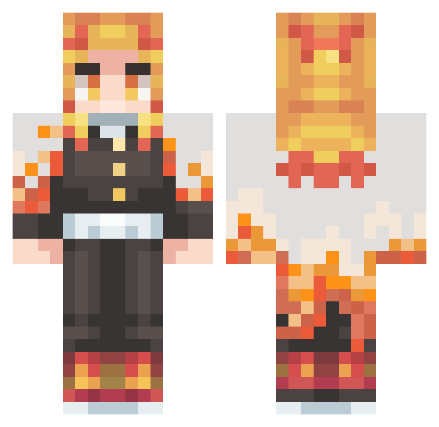 Kvothz - kyojuro rengoku Minecraft skin