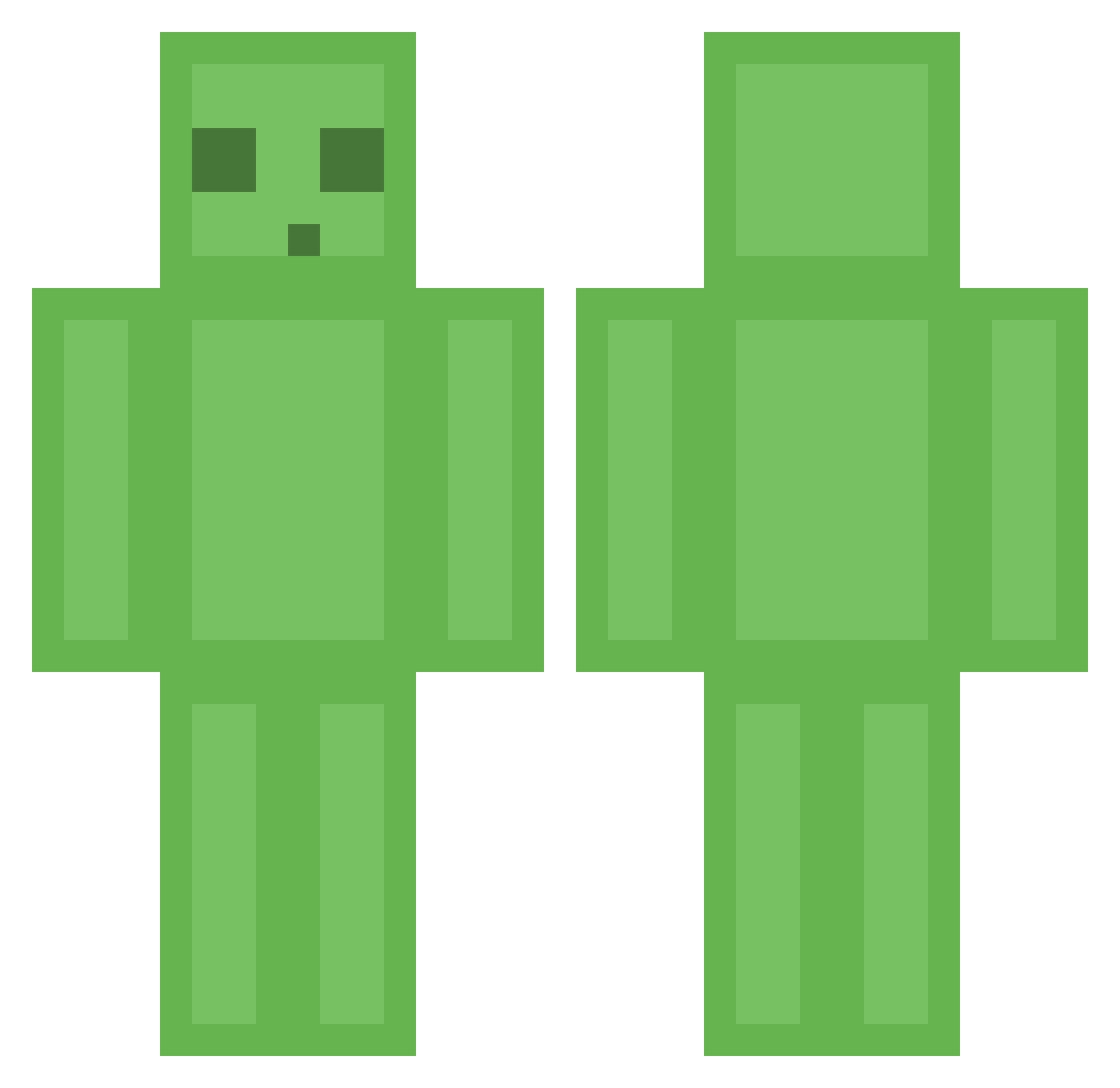 Mathiaslk3 Minecraft skin, front and back view