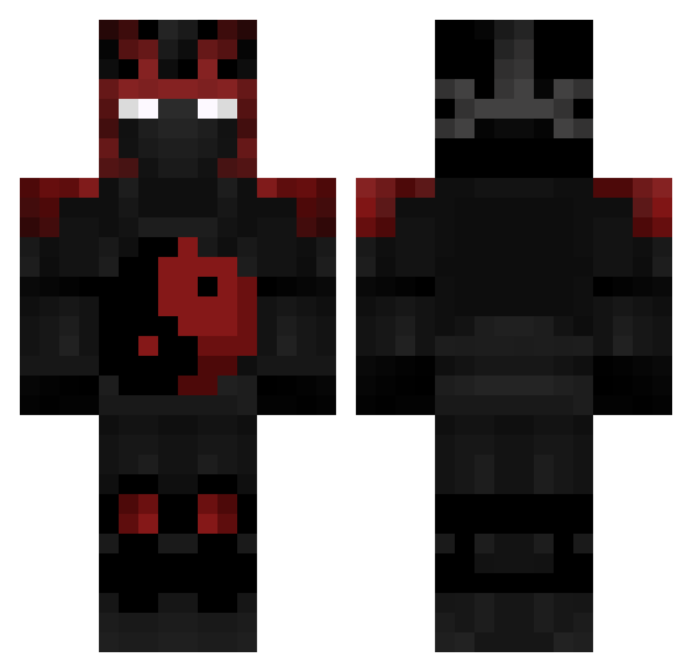 Lucasje_1 Minecraft skin, front and back view