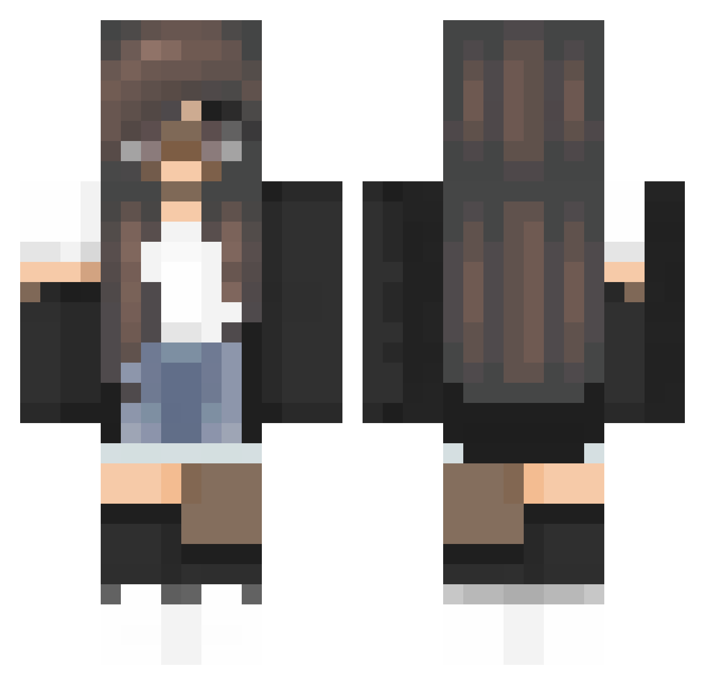 INO_EMPYREAL Minecraft skin, front and back view