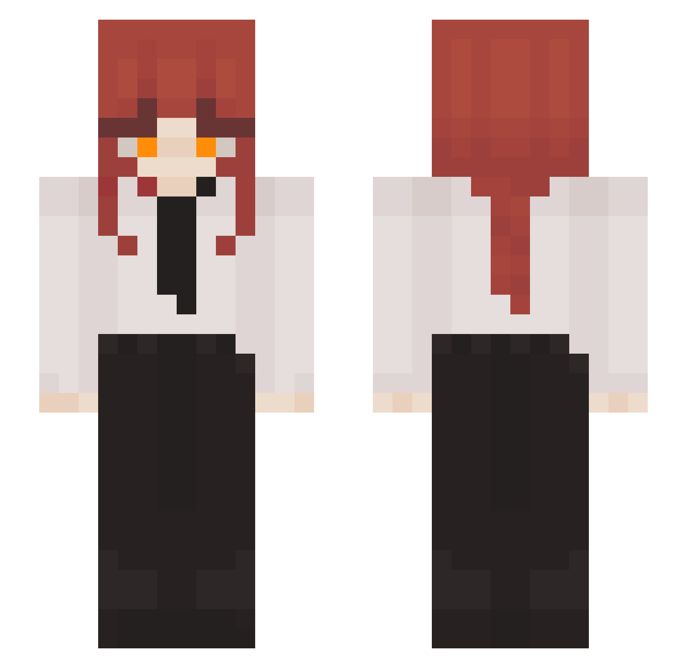 Zalo_Reyes Minecraft skin, front and back view
