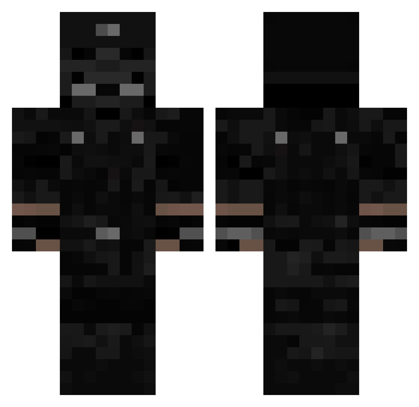 MAURI_JX Minecraft skin, front and back view