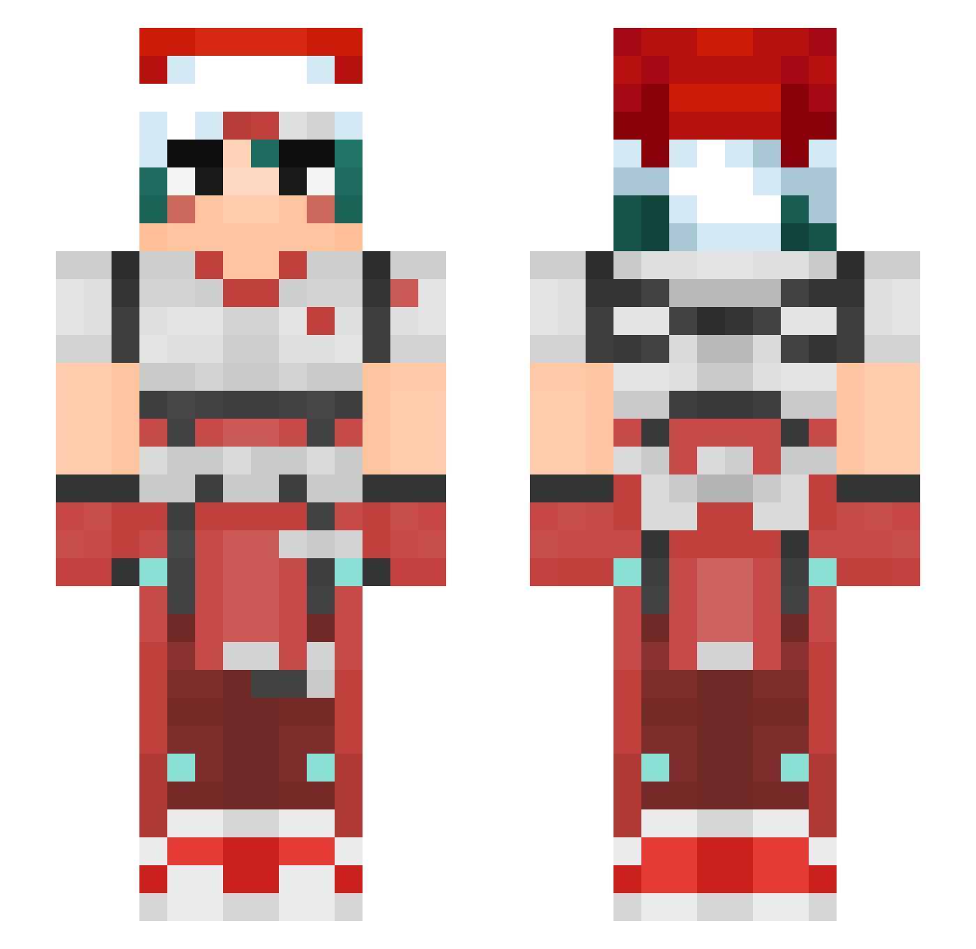 belishabeacon Minecraft skin, front and back view