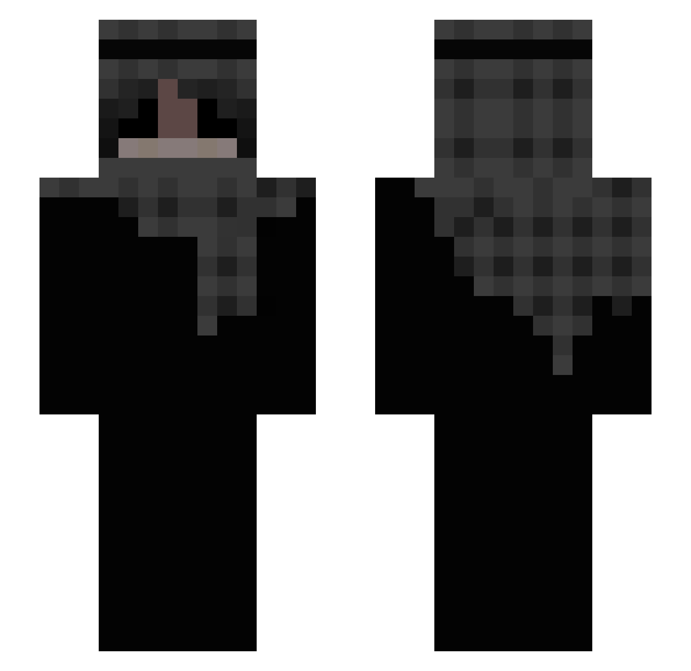 TanjaSavic Minecraft skin, front and back view