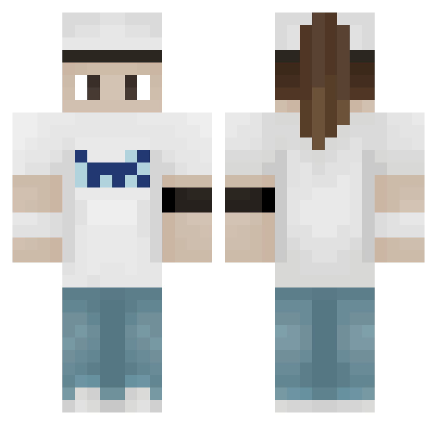 z0mininc Minecraft skin, front and back view