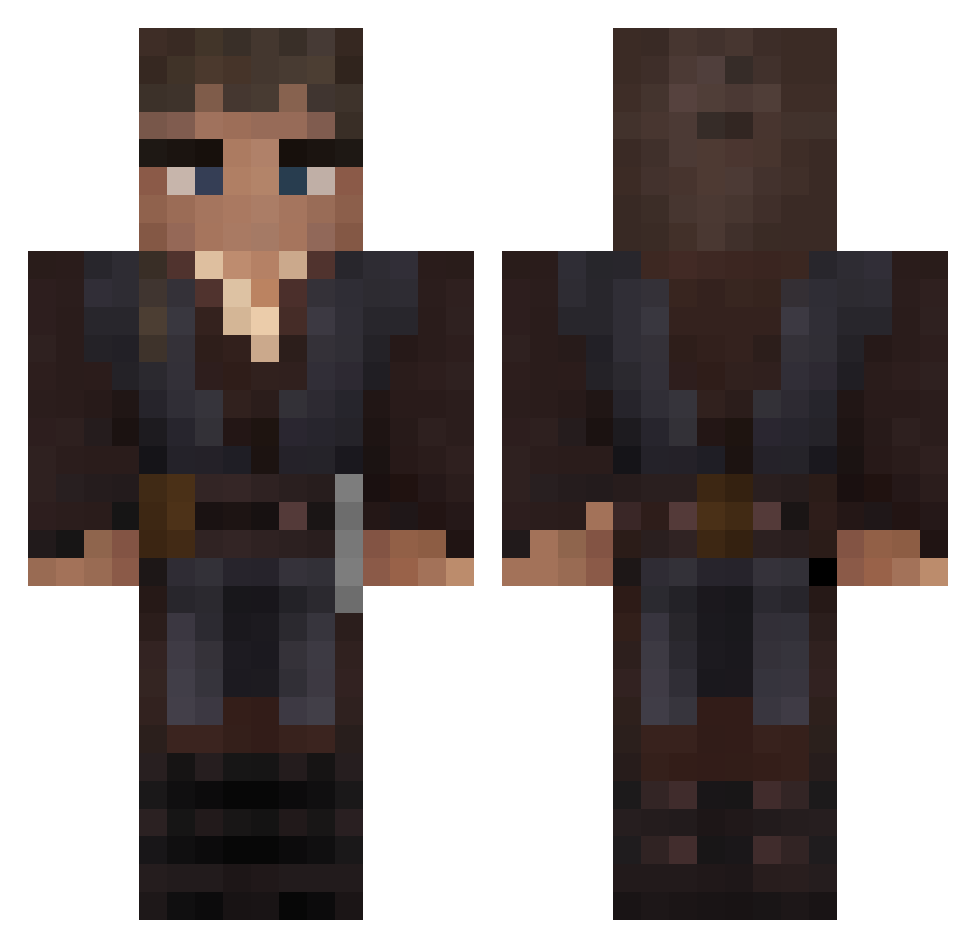 Top_Nonce445 Minecraft skin, front and back view