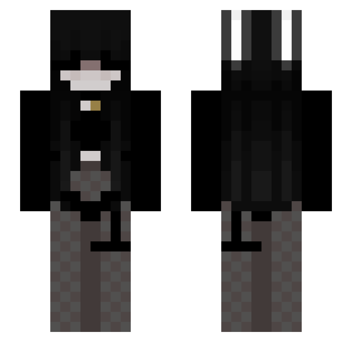 Lilithka_ Minecraft skin, front and back view