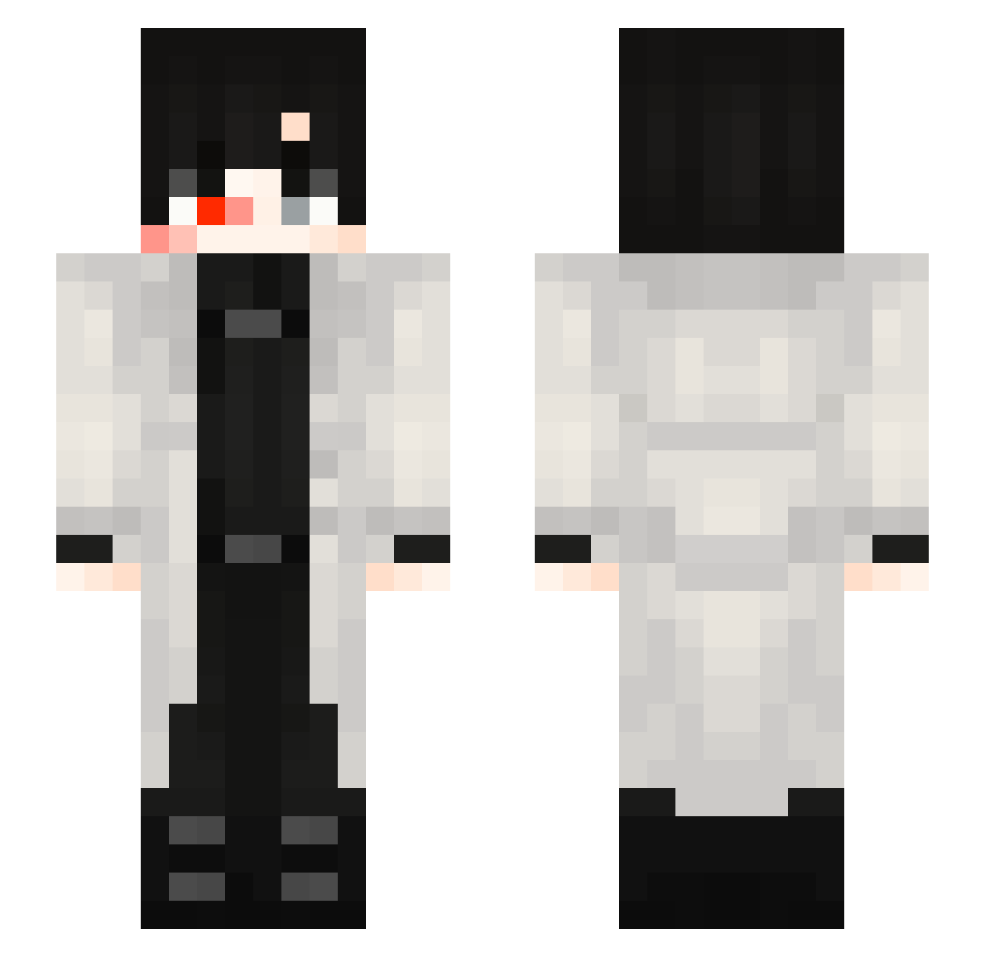 fxaz2008 Minecraft skin, front and back view