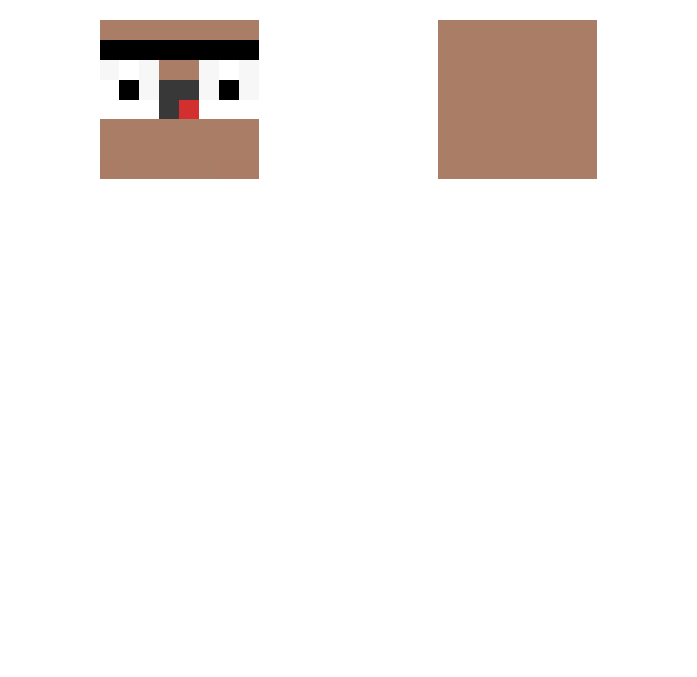 zNiika Minecraft skin, front and back view