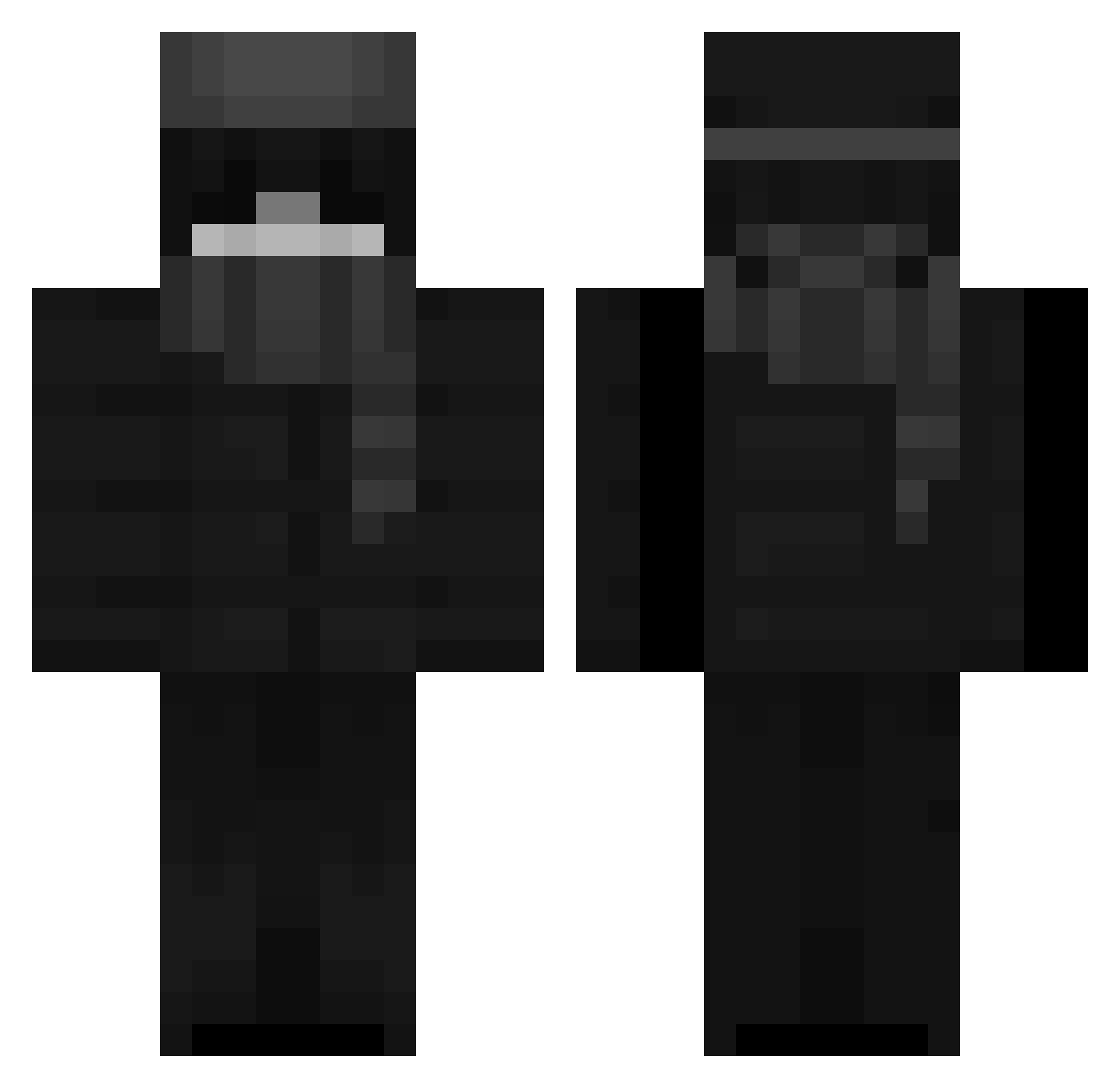 tjdms123 Minecraft skin, front and back view